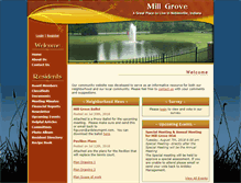 Tablet Screenshot of millgrovehoa.org